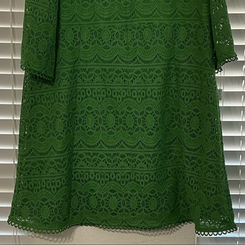 Chico's Vibrant Green Lace Dress - Picture 9 of 11